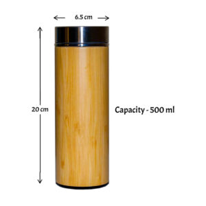 Bamboo water bottle