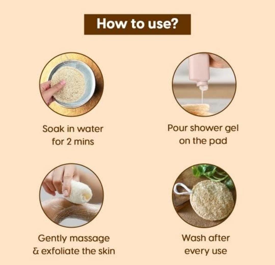 Rustic Rituals Natural Loofah (Set of 2) - Image 2