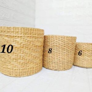 Seagrass Planter Set (Set of 3) (Large: 12 Inches)